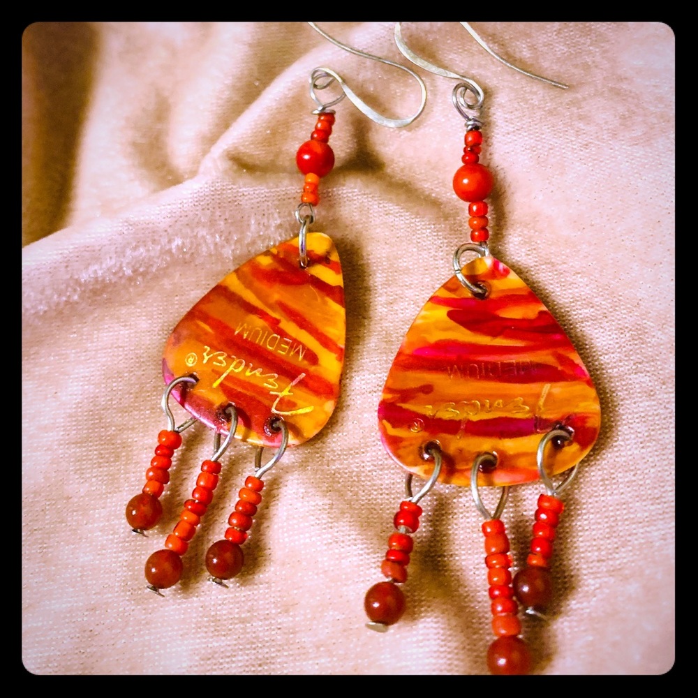 Fender Guitar Pick Earrings